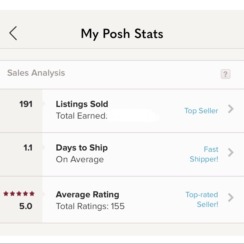 Trusted seller and Posh Ambassador!!